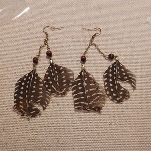 Feather Dangle Earrings